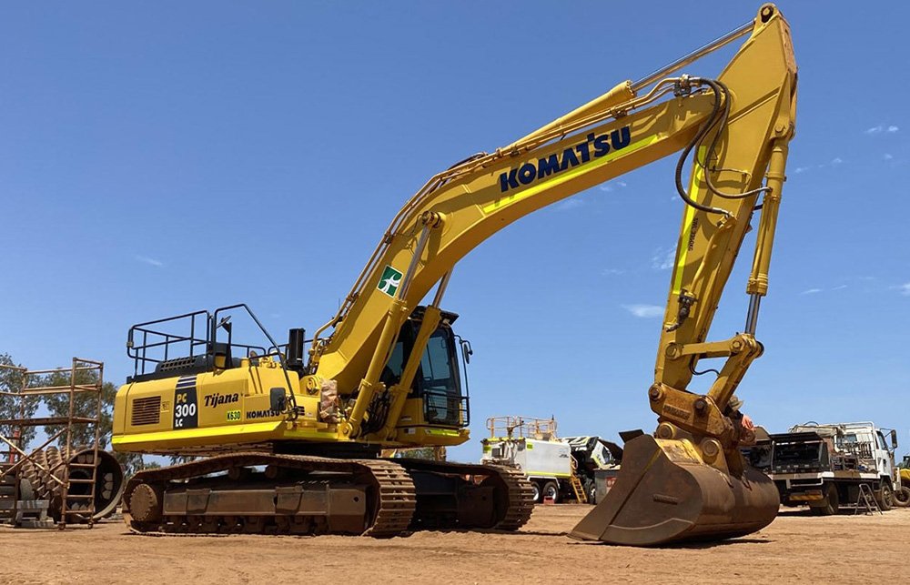komatsu pc300lc excavator