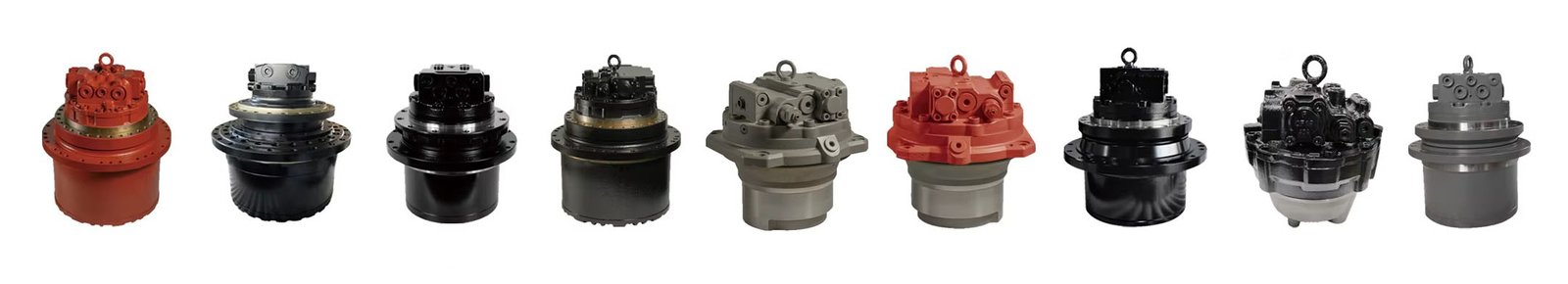 types of excavator travel motor